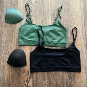 Aerie Superchill Seamless Scoop Bralettes